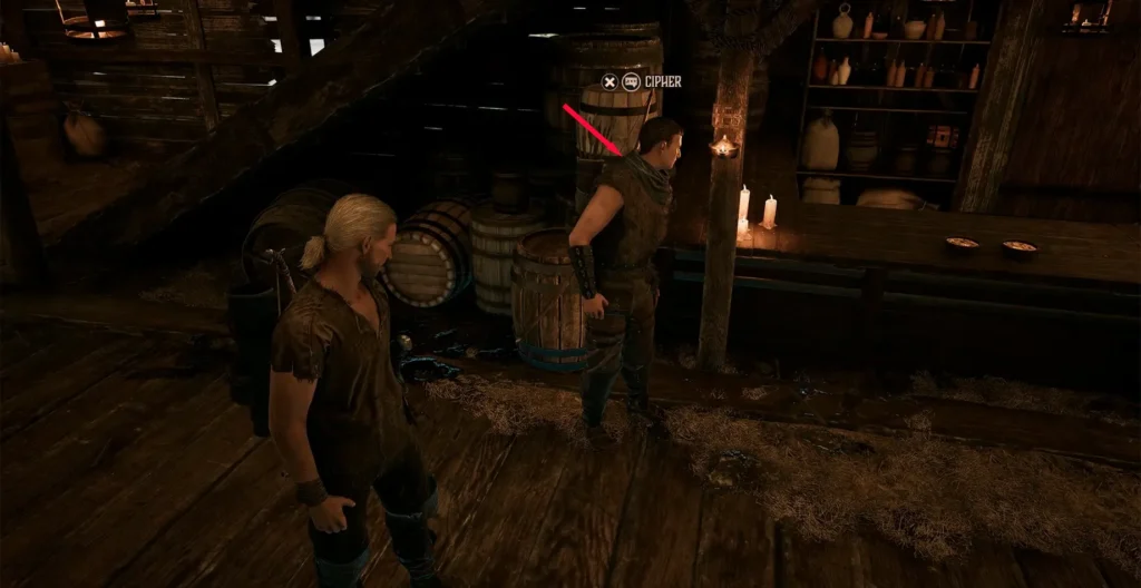 Cipher in Silas Tavern