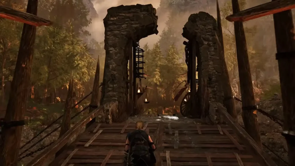 Cross the bridge