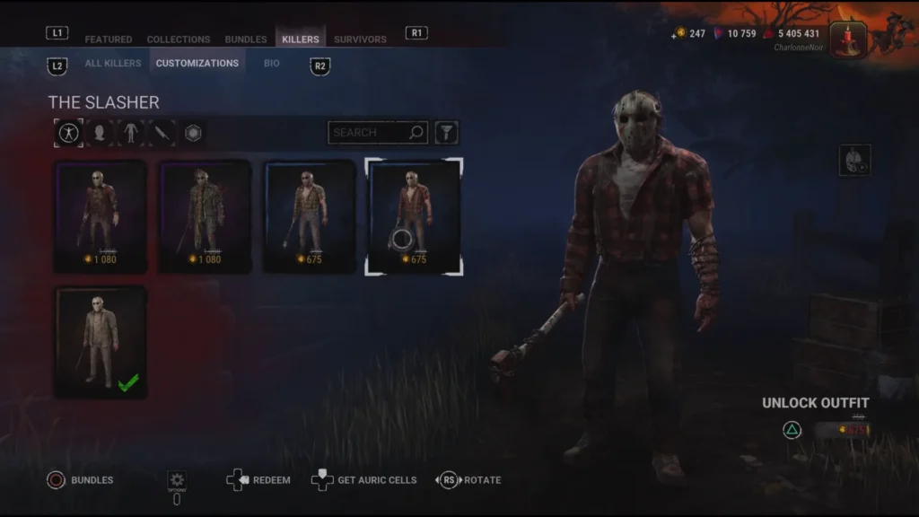 Dead by Daylight Jason Backwoods Terror Skin