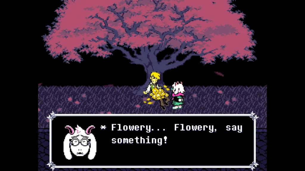 Deltarune Chapter 5 flowery dies