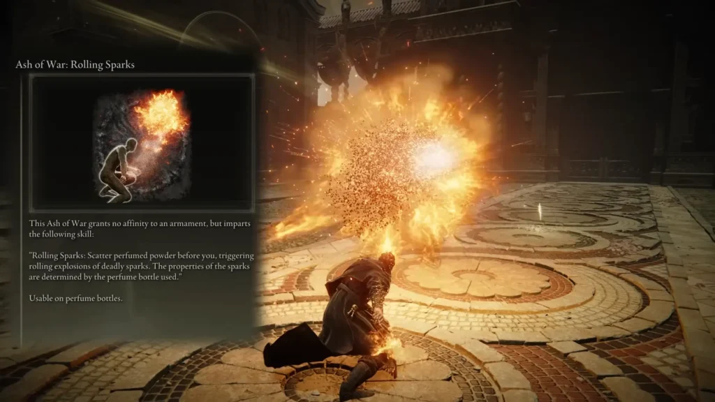 Elden Ring Shadow of the Erdtree Rolling Sparks