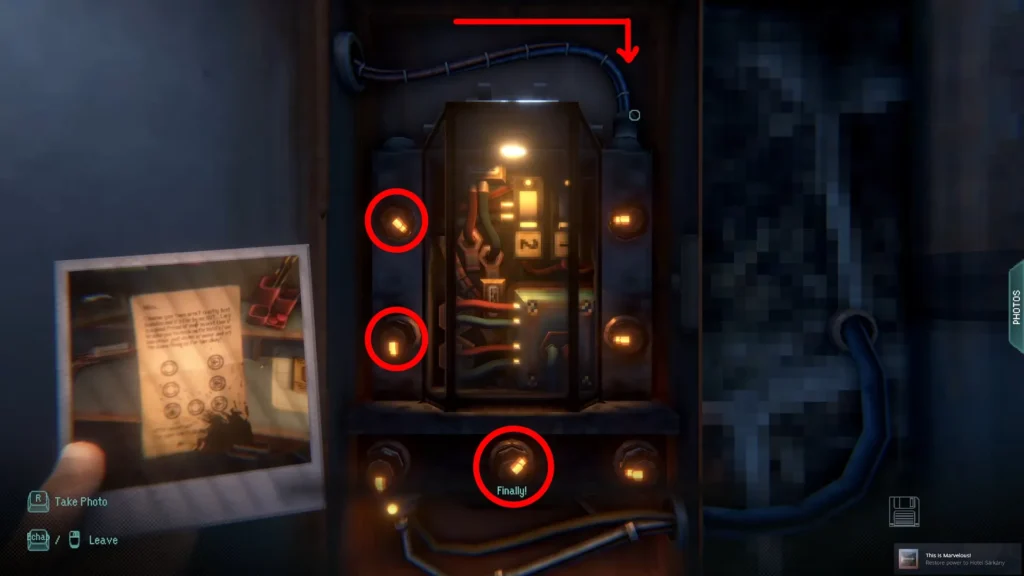 Fuse Box Puzzle in Dimhaven