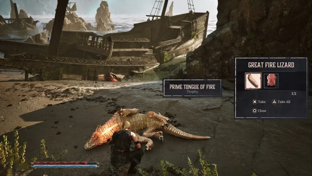 Gothic 1 Remake Fire Lizard Tongue