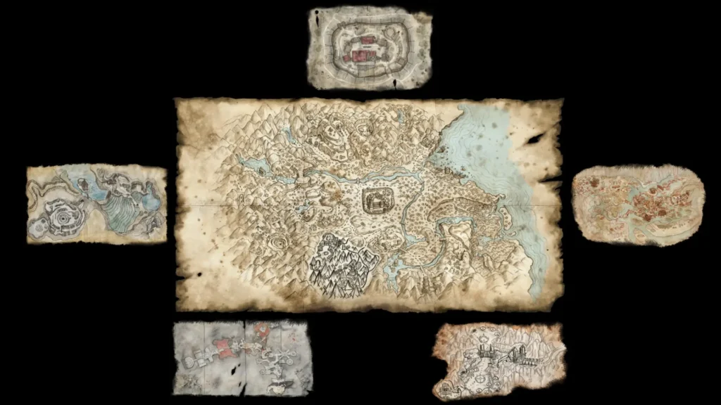 Gothic 1 Remake Regions Map
