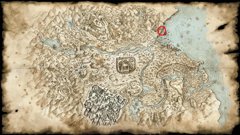 Gothic Remake Adanos temple location map