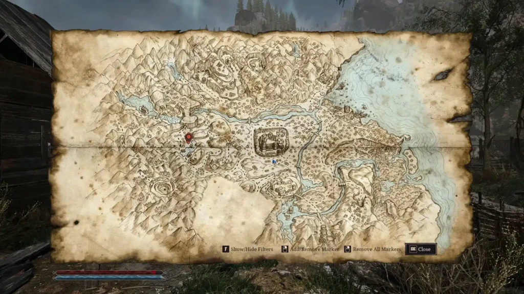 Gothic Remake Bestiary 1 Location inside Jan's cabin near New Camp