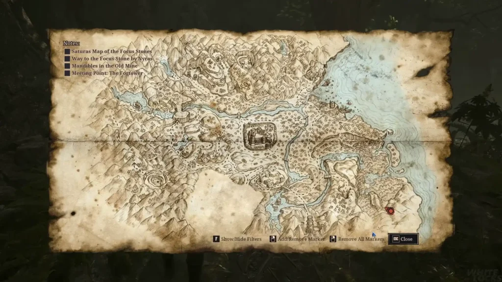 Gothic Remake Bestiary 4 Shrat Location on table in Shrat's hut Swamp Camp