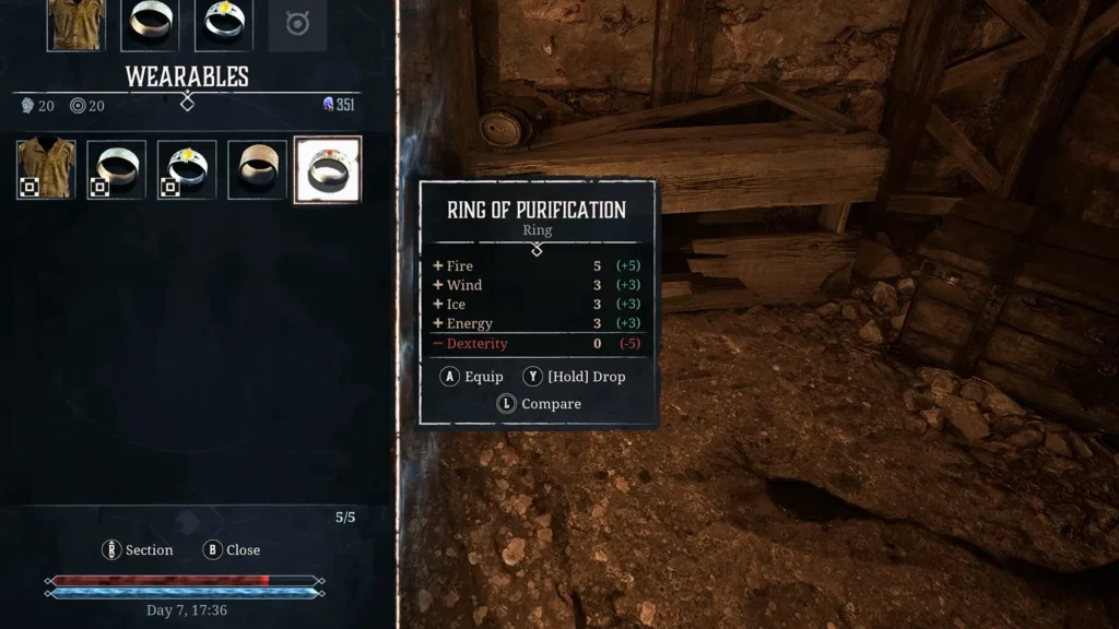 Gothic Remake Ring of Purification Location 5