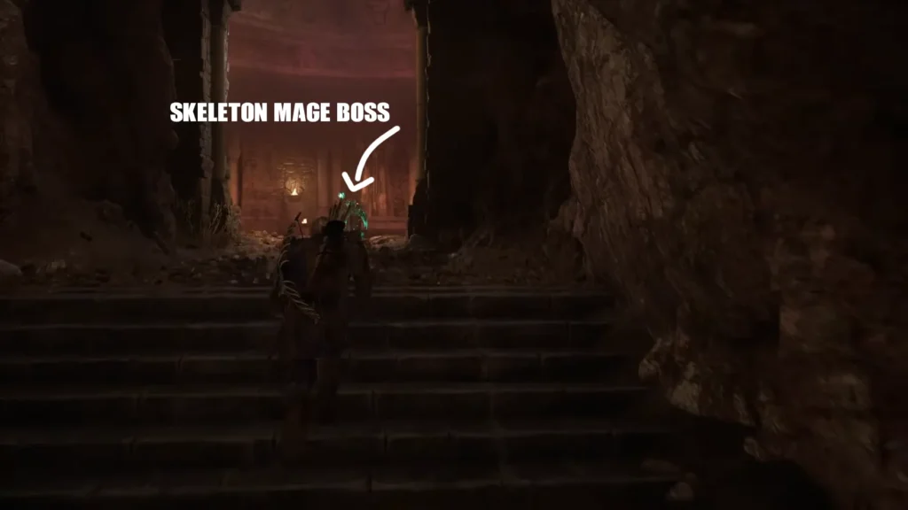 Gothic Remake Skeleton Mage Boss Fight