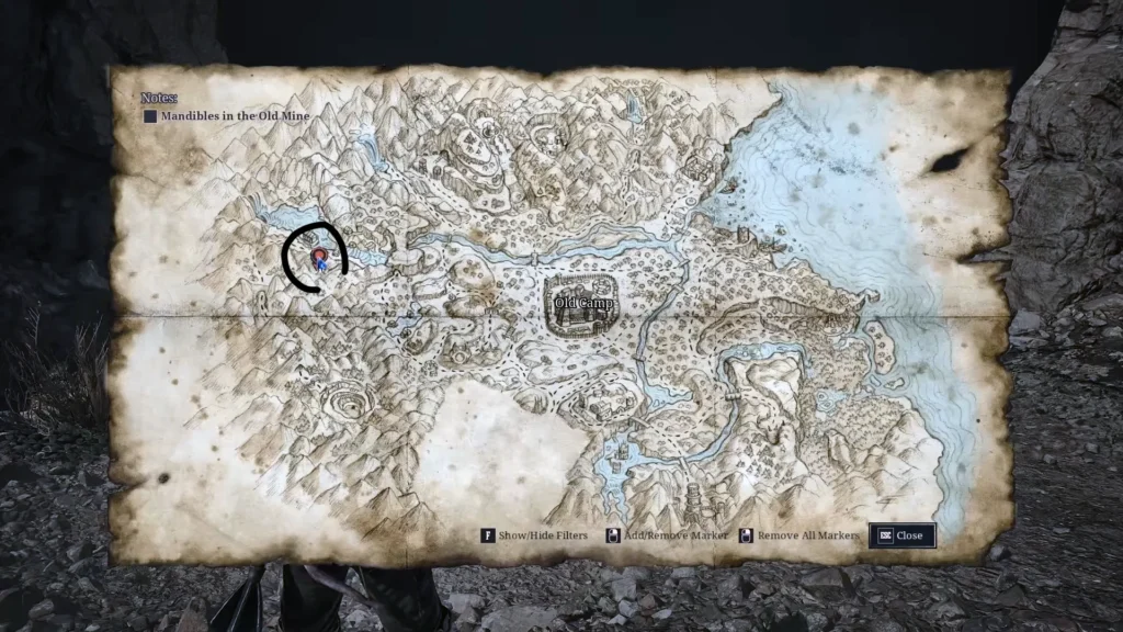 Gothic Remake new camp map