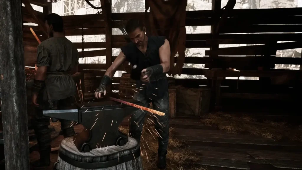 Hammer the steel Out for Gothic Remake smithing