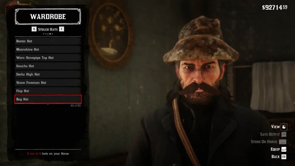 RDR2 Bag Hat - 42