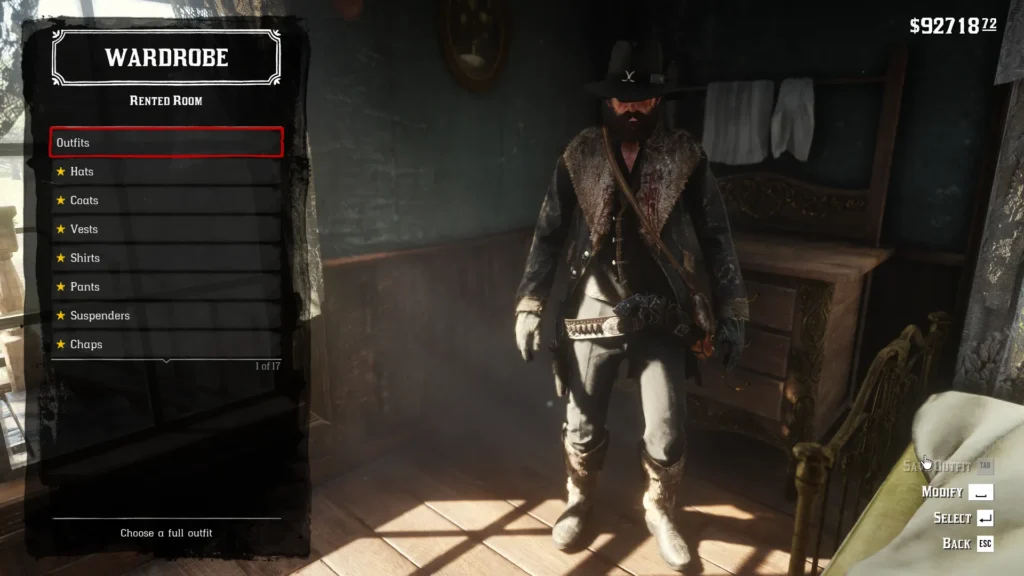 RDR2 Black Outfit Guide all dark (3)