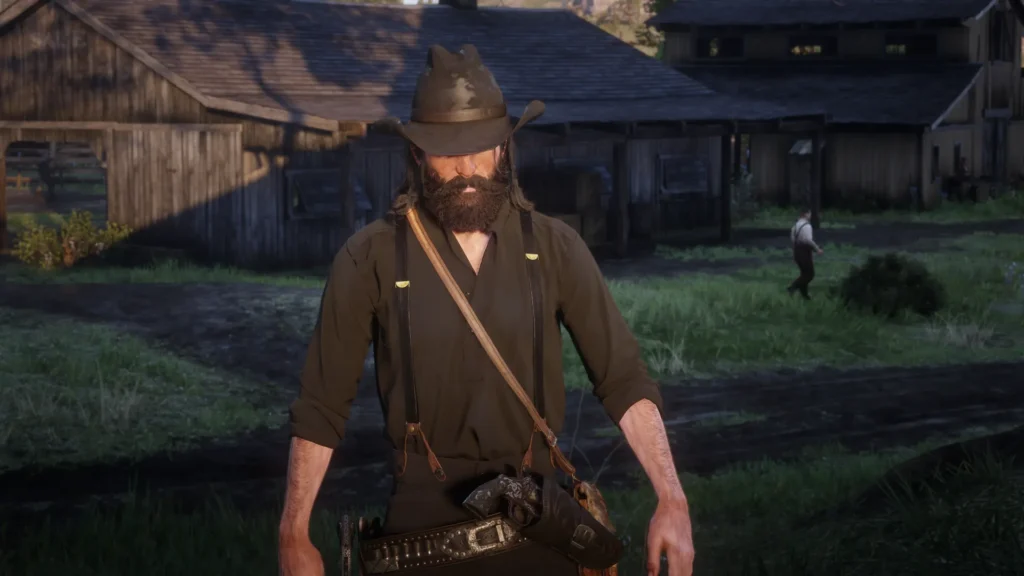 RDR2 Black Outfit Guide all dark (6)