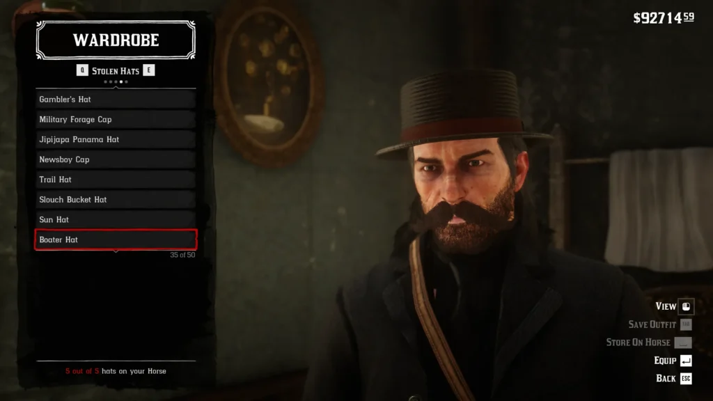 RDR2 Boater Hat
