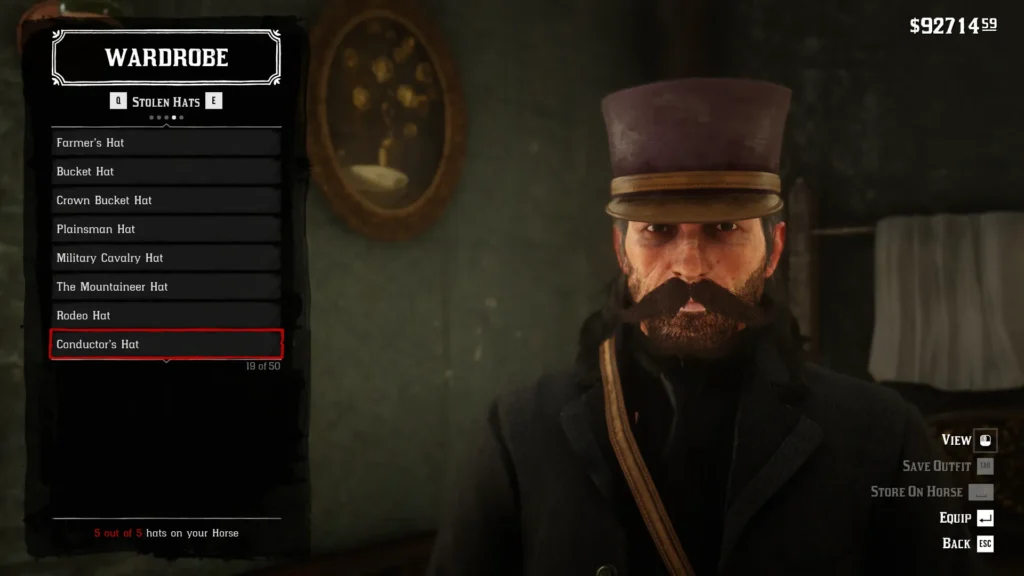 RDR2 Conductor’s Hat - 19