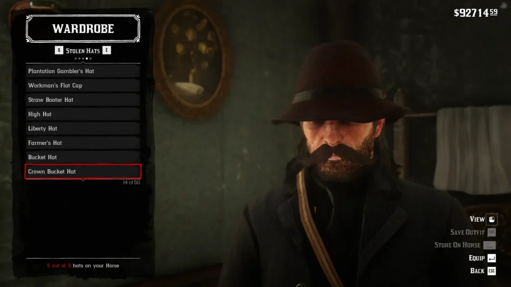 RDR2 - Crown Bucket Hat - 14