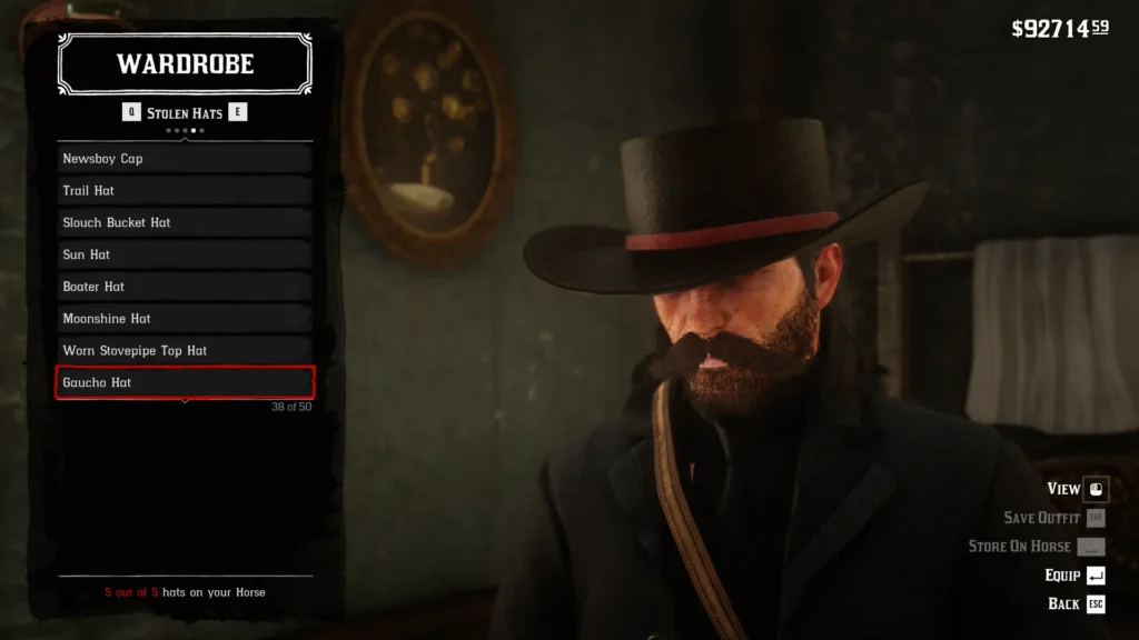 RDR2 Gaucho Hat - 38