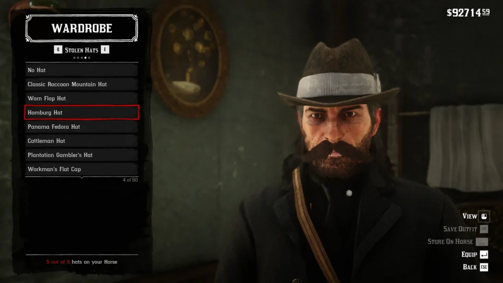 RDR2 Homburg Hat - 04