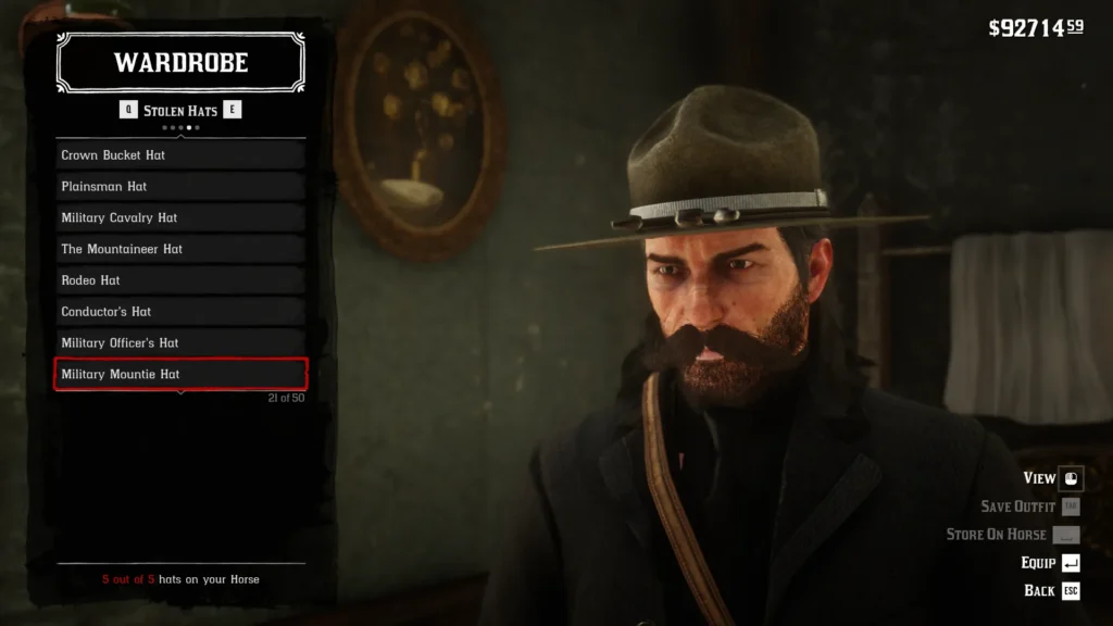 RDR2 Military Mountie Hat - 21