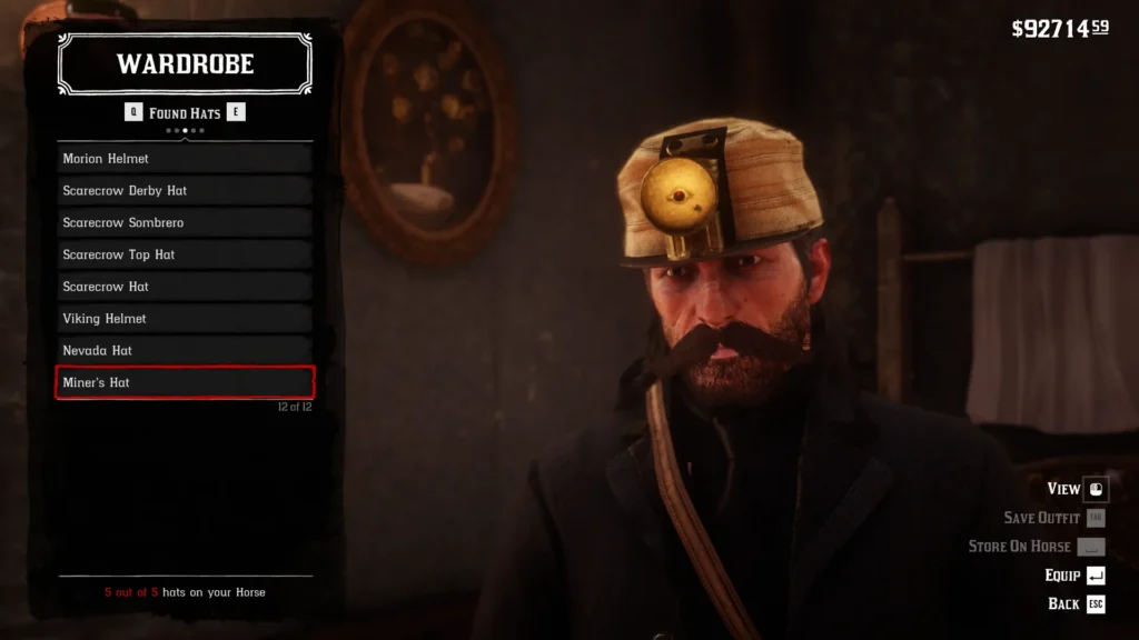 RDR2 Miner's Hat