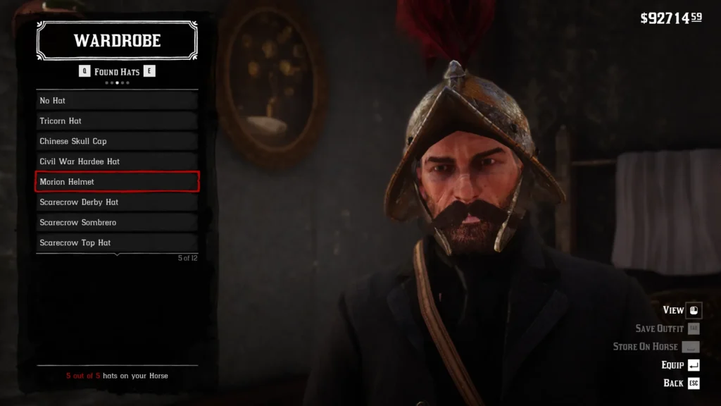 RDR2 Morion Helmet