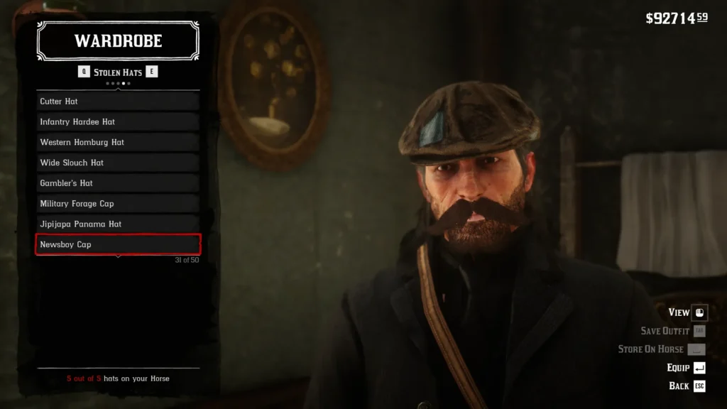 RDR2 Newsboy Cap - 31