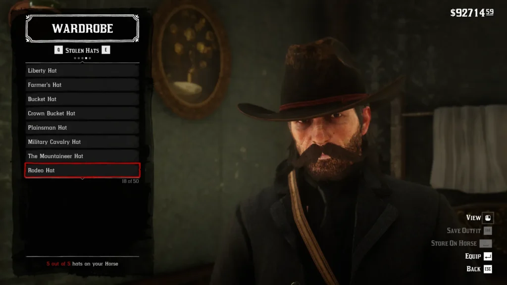 RDR2 Rodeo Hat - 18