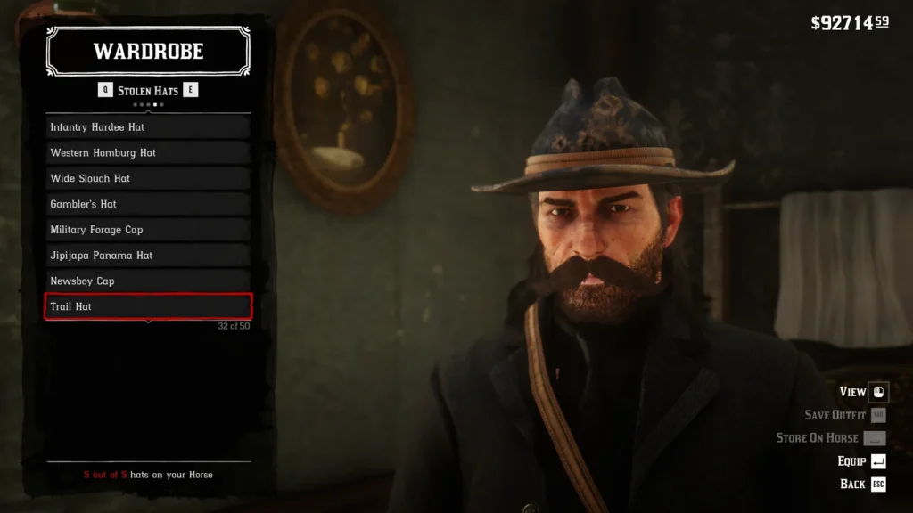 RDR2 Trail Hat - 32