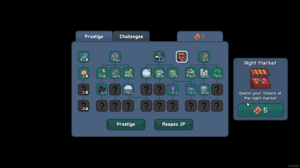 Scritchy Scratchy Night Market Skill Tree
