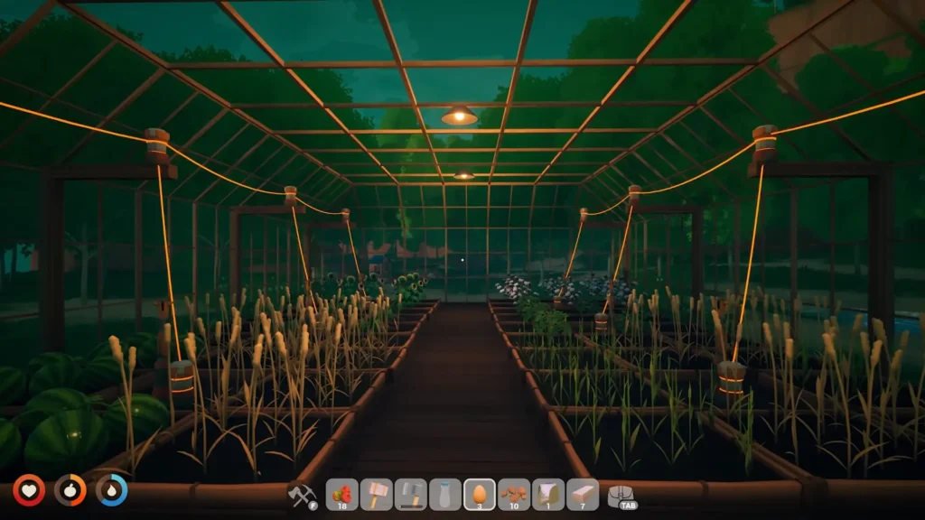 Solarpunk Greenhouse Power Setup