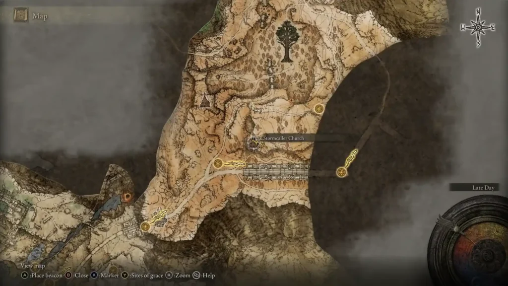 Stormcaller Church Altus Plateau Sacred Tear Location