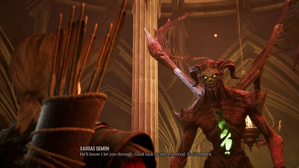 Talk to Xardas Demon in Gothic 1 Remake