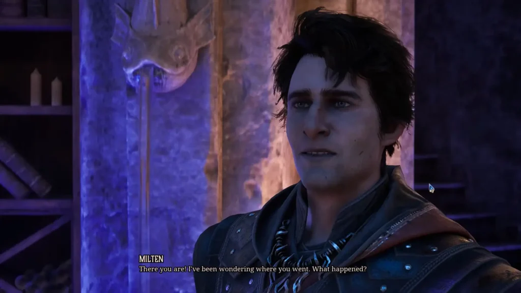 Talking to Milten First