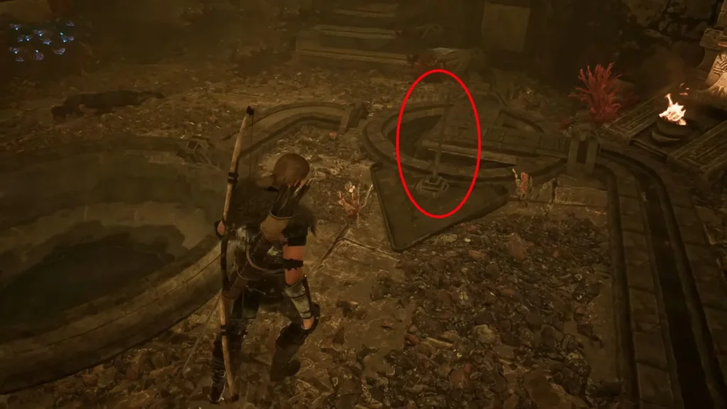 The lever in Adanos temple