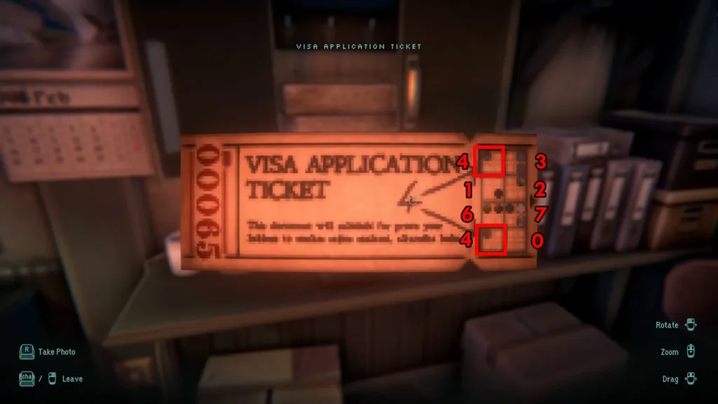 Visa Typewriter Judit Polar Ticket 00065 in Dimhaven