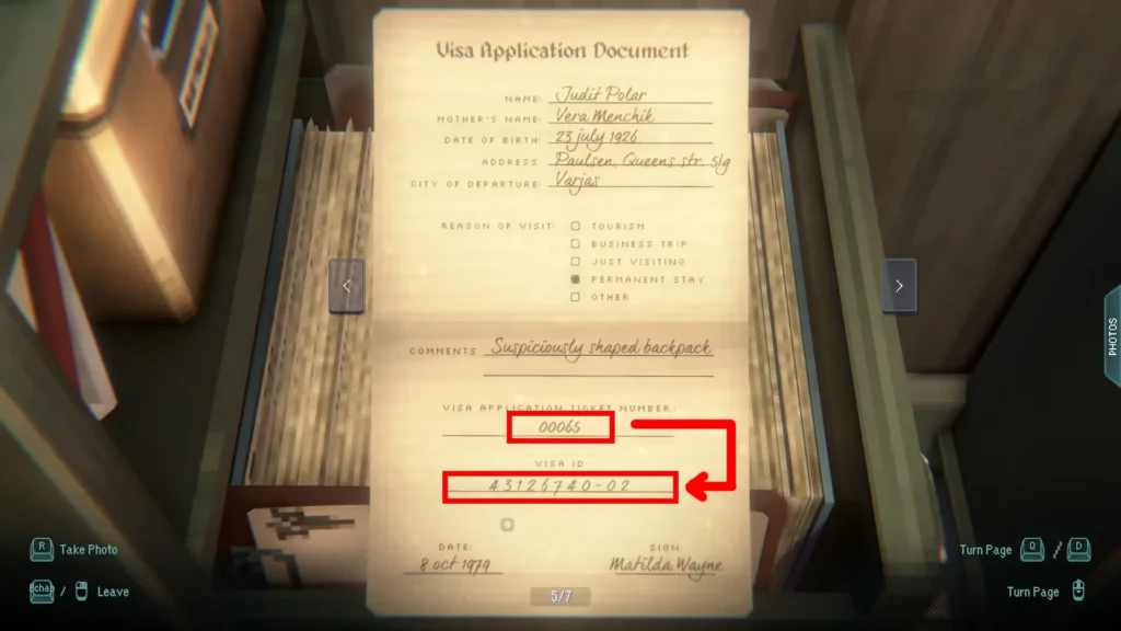 Visa Typewriter Judit Polar Visa in Dimhaven