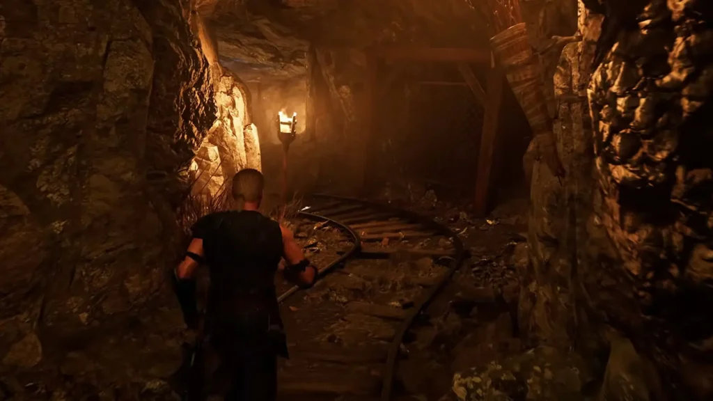 Walking through the caves