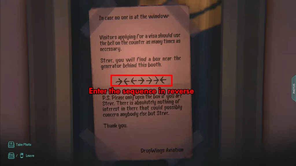 note combination of Toolbox Code in Dimhaven
