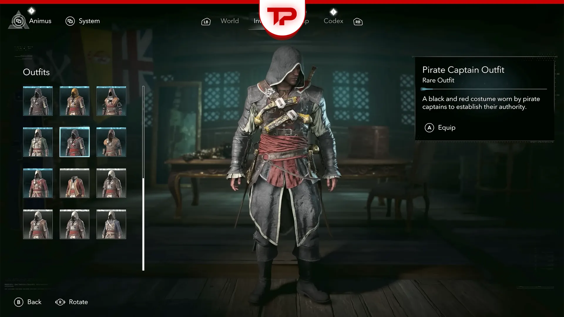 AC Black Flag Resynced Pirate Captain Outfit