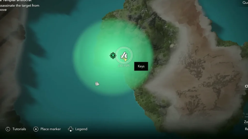Ambergris key location