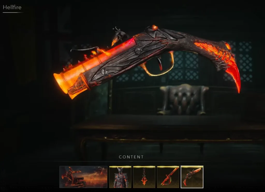 Assassin's Creed Black Flag Resynced pistol hellfire
