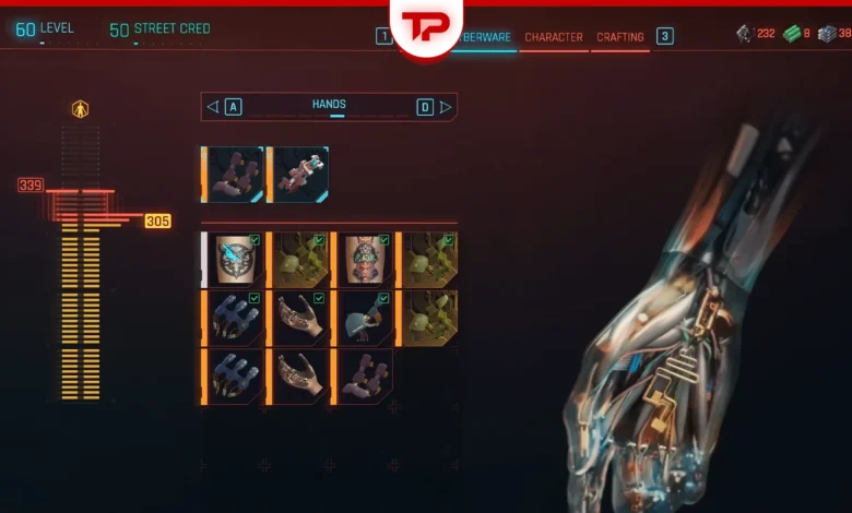 Cyberpunk 2077 Hands Cyberware