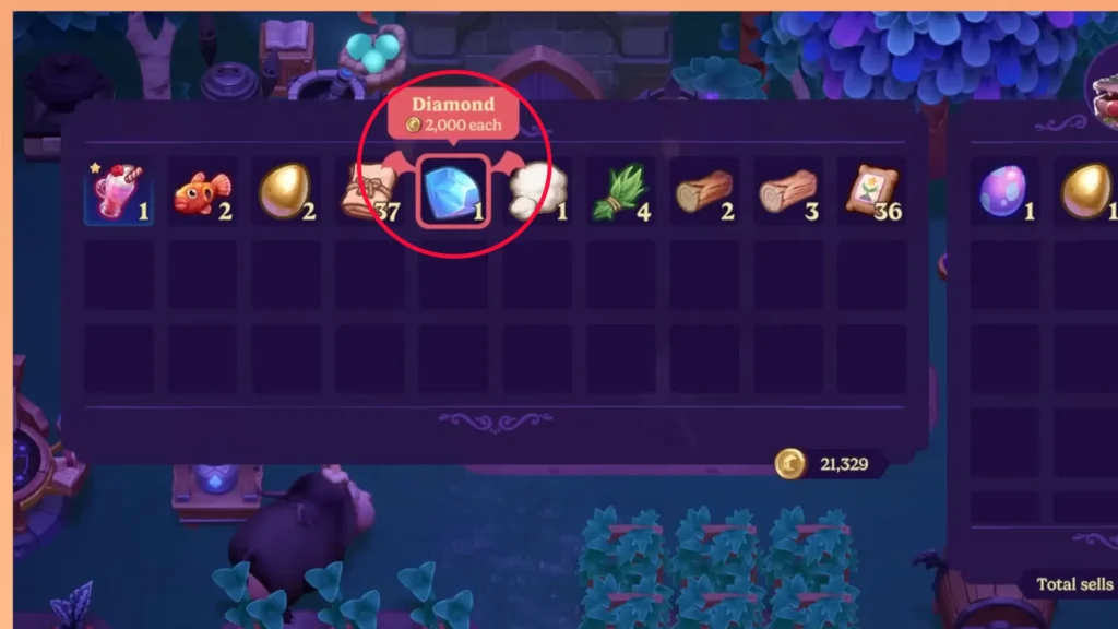 Diamond price in Moonlight Peaks