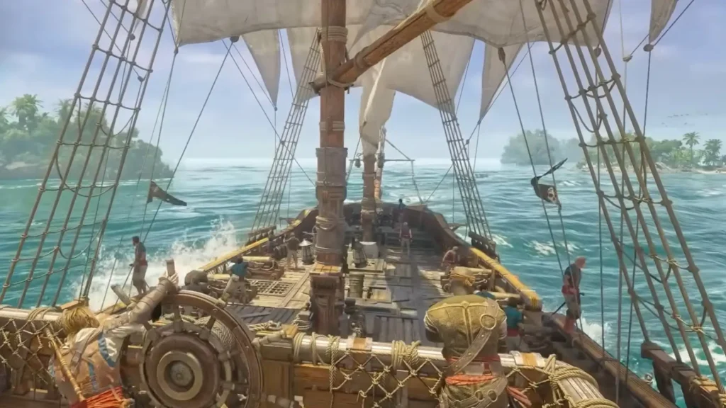 Drive a ship in Black Flag Resynced
