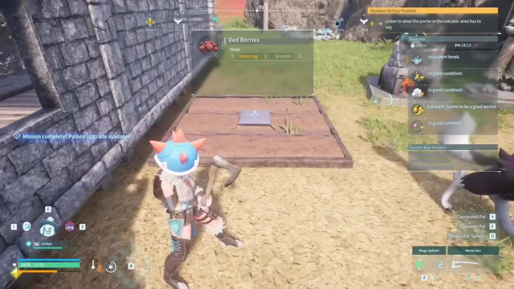 Japanese Floor Cushion checked from two angles to confirm it sits at the center of a plantation 2