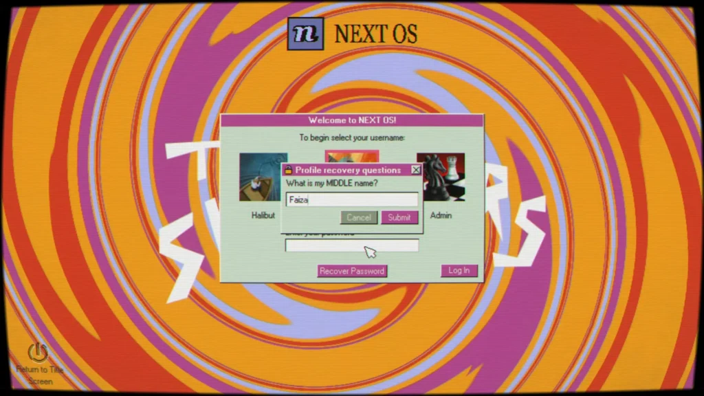 M4x1mus Password Recovery Middle name in Desktop Explorer