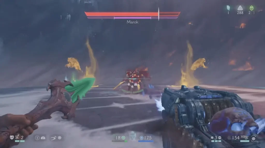 Marok setting his wolves at you