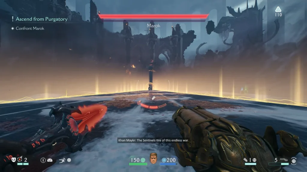 Marok's barrier in the second combo