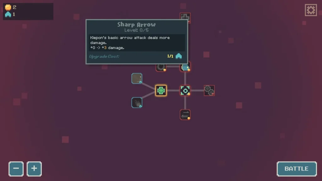 Master Healer Kale Tavern skill tree showing Gold and Skill Point upgrades